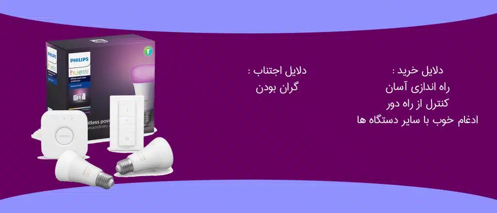لامپ هوشمند Philips