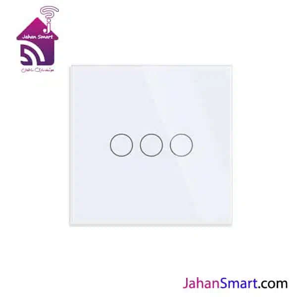 کلید لمسی 3 پل wifi سری کریستال