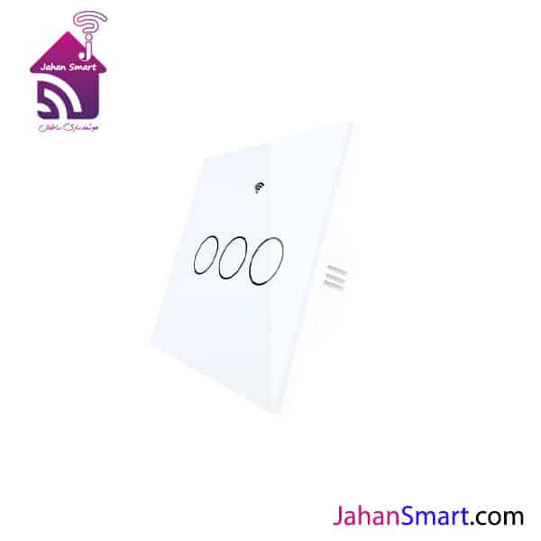 کلید لمسی هوشمند سه پل MOES مدل WIFI+RF