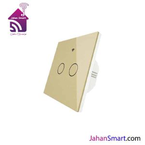 کلید لمسی هوشمند دو پل MOES مدل WIFI+RF