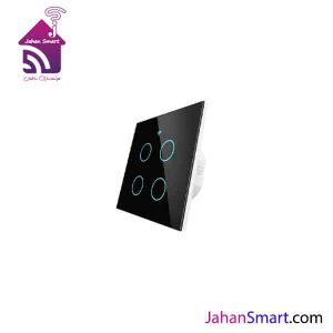 کلید لمسی هوشمند چهار پل MOES مدل WIFI+RF
