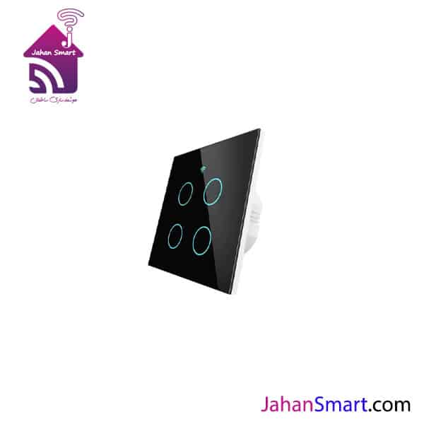 کلید لمسی هوشمند چهار پل MOES مدل WIFI+RF