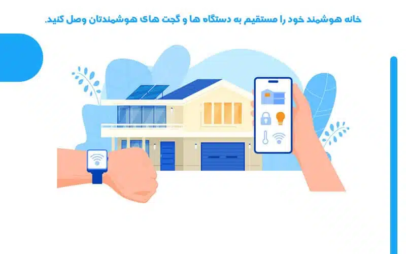 کنترل خانه هوشمند با موبایل